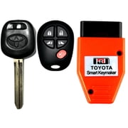 Toyota Sienna Transponder Chip Key 44D Dot 5 Button & Remote Programming Tool VLS