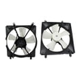 thumbnail image 1 of For Toyota Solara 2000 2001 2002 2003 A/C Condenser Fan Driver and Passenger Side Pair | 3.0L | 6 Cyl | Includes Motor/Blade/Shroud | LX Model | LX3115105, TO3115124 | 16363-0A050, 16361-0A121, 1 of 6