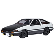 Toyota Sprinter Trueno AE86 RHD "Project D Final Version" White w/Carbon Hood "Initial D" 1995-2013 1/18 Model Car by Autoart