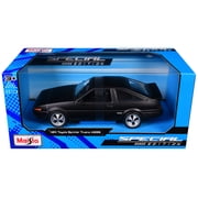 Toyota Sprinter Trueno AE86 RHD Right Hand Drive Matt Black Special Edition Series 1/24 Diecast Model Car by Maisto
