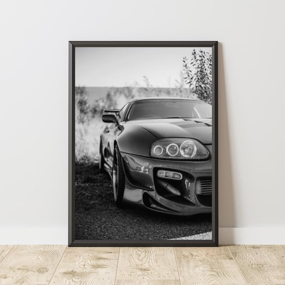 Toyota Supra Poster Toyota Supra Print Toyota Wall Art Vintage Toyota Supra Vintage Car Poster Old Supra Poster Classic Car Poster