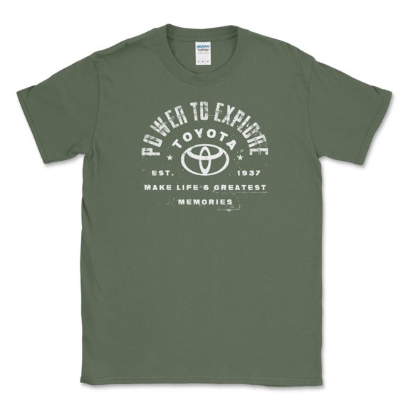 Toyota T-shirt-Power to Explore Off Road Adventures