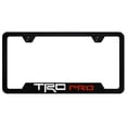 thumbnail image 1 of Toyota TRD Pro Logo Polycarbonate Notched License Plate Frame Official Licensed, 1 of 1