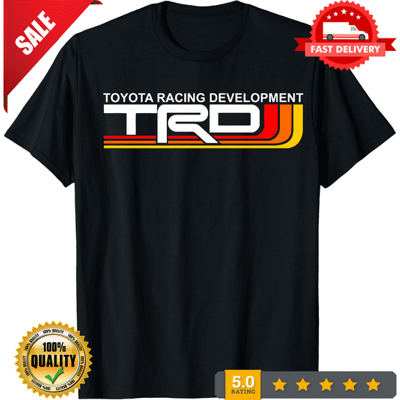 Toyota TRD Retro Heritage Style Classic T-Shirt, LIMITED EDITION-TH64779
