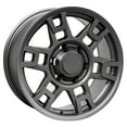 thumbnail image 1 of Toyota TRD Style Wheels 17x9 Gunmetal Rims 4pcs, 1 of 9