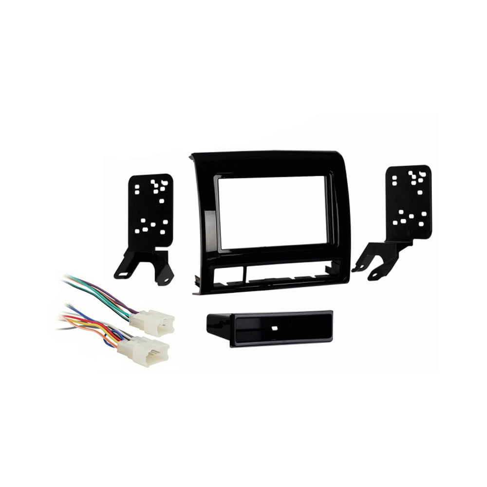 Toyota 1215 Single DIN Car Stereo Harness Radio Install Kit Gloss Dash