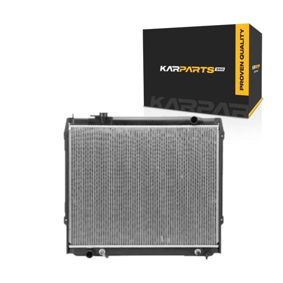 For Toyota Tacoma 1995-2004 Engine Coolant Radiator | 2.4/2.7/3.4 Liter | Automatic Or Manual Transmission | Plastic And Aluminum | Replacement For 1641007060, 1641007061