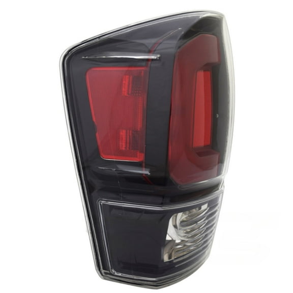 For Toyota Tacoma 2020 2021 2022 2023 Tail Light Driver Side | CAPA | Red Lens | Black Housing Color | PMA Plastic Lens | ABS Plastic Housing | With Black Bezel | TO2800207 | 81560-04230