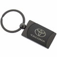 thumbnail image 1 of Toyota Tacoma Two-Tone Rectangular Key Fob (Gunmetal), 1 of 2