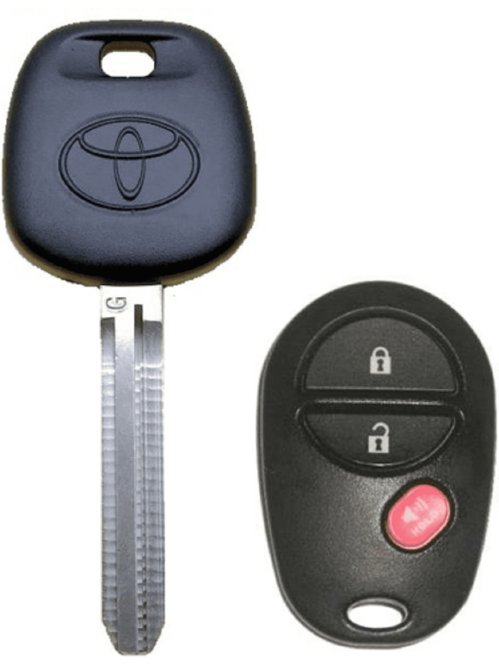 Toyota G Transponder Key + 3 Button Remote GQ43VT20T Car Fob - Walmart.com