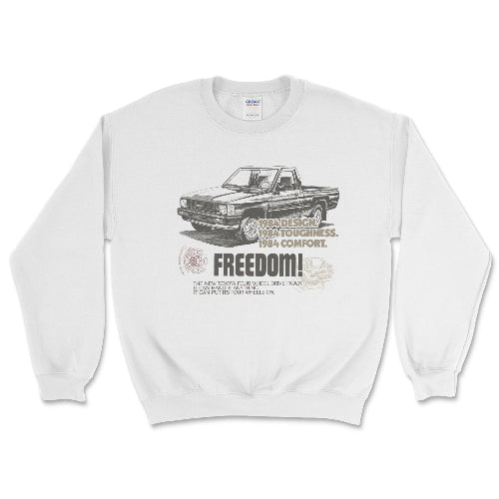 Toyota Truck Vintage Crewneck Sweatshirt 4x4 Off Road Style