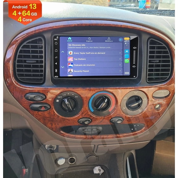 For Toyota Tundra 2000-2006, Android 15 Car Stereo, 7 Inch Touchscreen Radio with Wireless CarPlay & Android Auto, 4+64GB, Includes AHD Backup Camera & Microphone