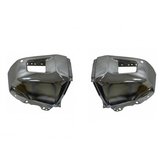 For Toyota Tundra 2014-2021 Bumper Extension Driver and Passenger Side | Pair | Front | Outer | w/ Parking Assist | Limited | SR5 | 1794 Edition | Replacement For TO1004185 | 521130C050