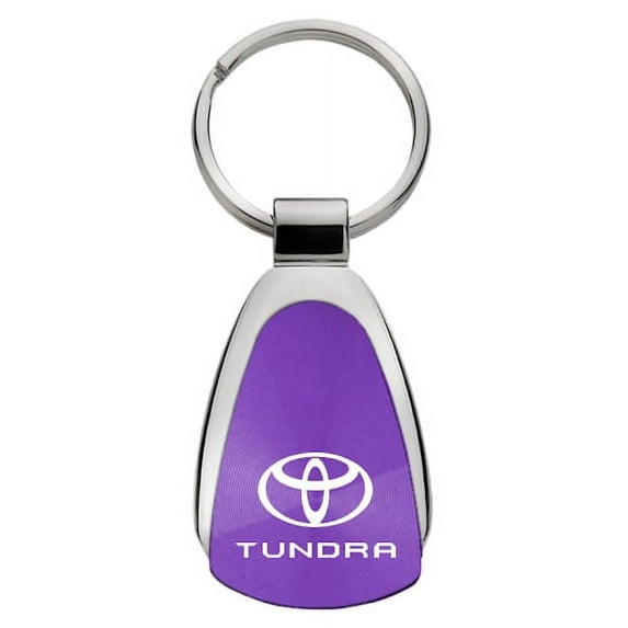 Toyota Tundra Keychain & Keyring - Purple Teardrop