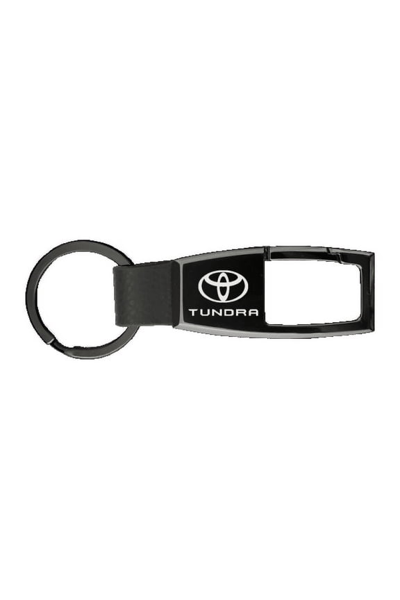 Toyota Tundra Logo Premier Carabiner Black Pearl Key Chain Fob Official Licensed