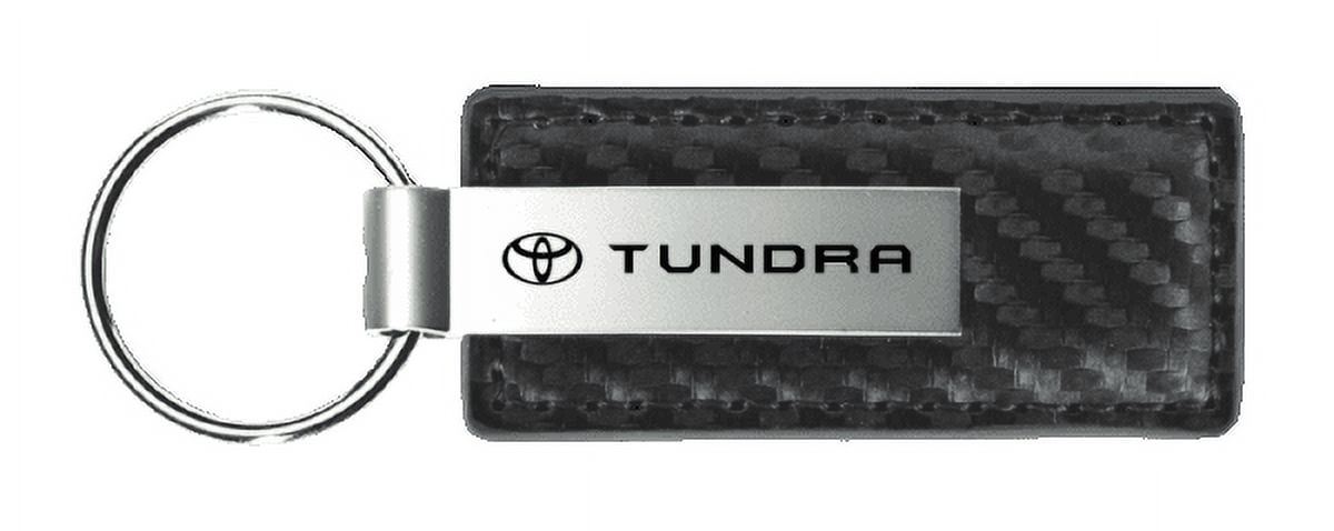 Toyota Tundra Metal Carbon Fiber Texture Leather Key Chain Official ...