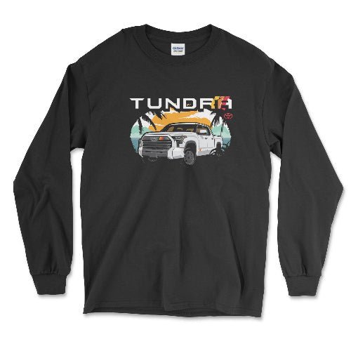 Toyota Tundra Pick-Up Truck Beach Long Sleeve Tee