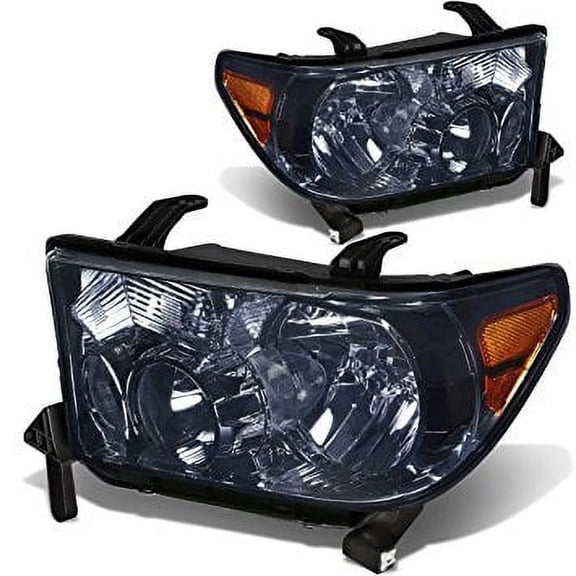 Toyota Tundra/Sequoia OE Style Headlight/Bumper Lamp Assembly With Amber Reflector (Smoke)