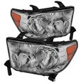 thumbnail image 1 of Toyota Tundra / Toyota Sequoia OEM Style Headlights ( Will Not Fit Model With Headlight Washer ) Chrome Housing With Clear Lens, 1 of 3