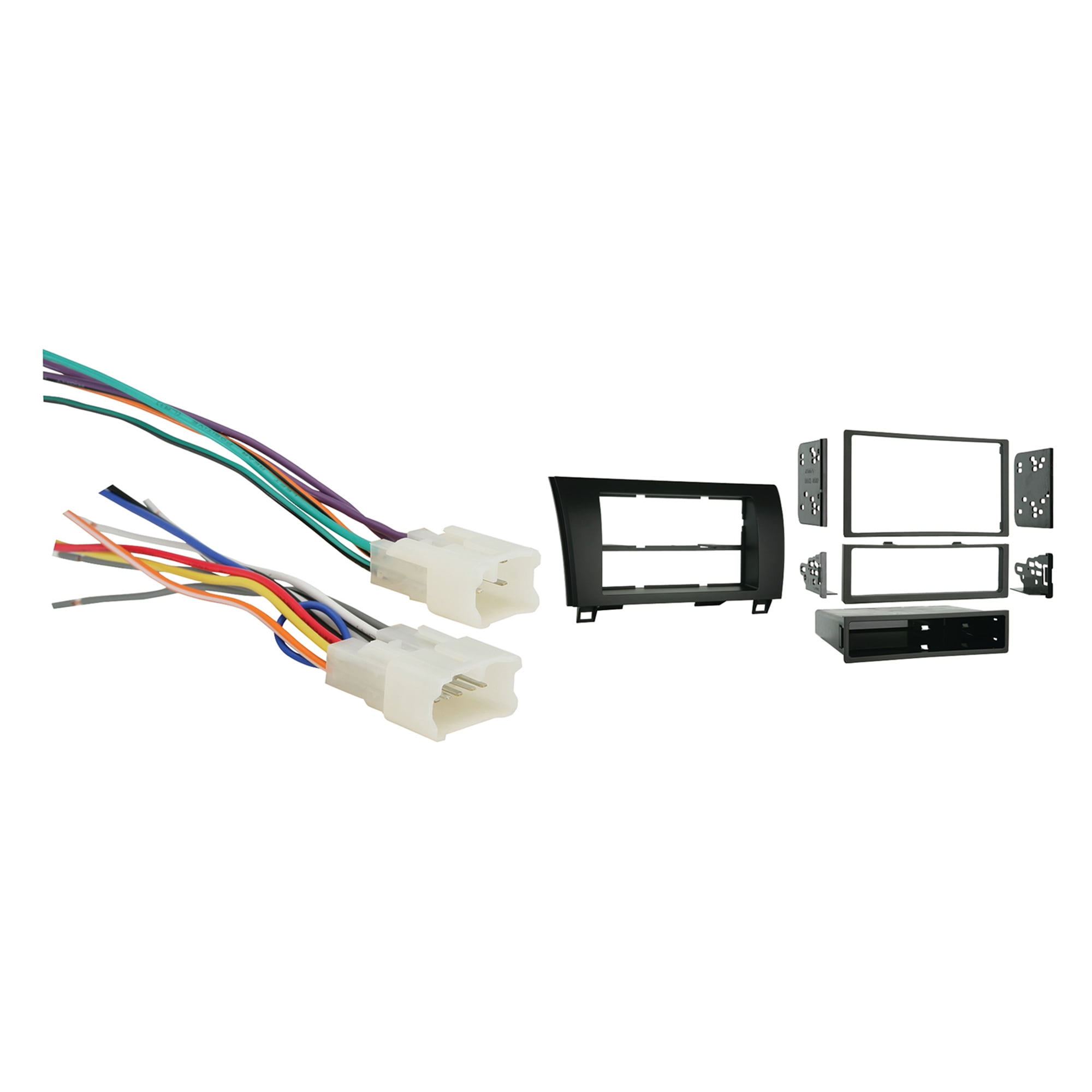 Toyota Tundra (matte black dash) 2007-2013 Double DIN Metra Car Stereo Installation Package