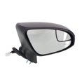 thumbnail image 1 of For Toyota Venza 2013 2014 2015 2016 Door Mirror Passenger Side | Power | Heated | Manual Folding | Puddle Light | Memory | With Signal Light | Paintable | Replacement For TO1321351 | 879100T050C0, 1 of 4