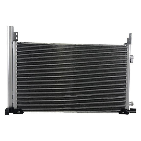 For Toyota Venza 2021 2022 A/C Condenser | 13.11 In. Height | w/ 5mm Receiver/Dryer | Parallel Flow Condenser | Block Fitting | Hybrid | Replacement For TO3030343 | 884A0-42040