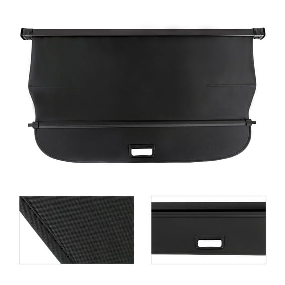 Toyota Venza 2021-2023 Retractable Cargo Cover, Black Car Sun Shade, Trunk Installation, Durable Plastic & Metal