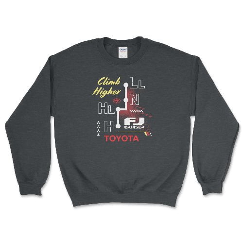 Toyota Vintage FJ Cruiser Sweatshirt 4x4 Off Road Merch
