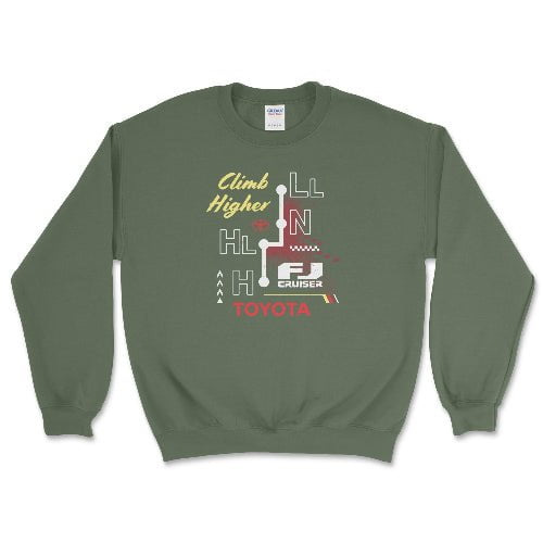 Toyota Vintage FJ Cruiser Sweatshirt 4x4 Off Road Merch