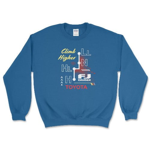 Toyota Vintage FJ Cruiser Sweatshirt 4x4 Off Road Merch