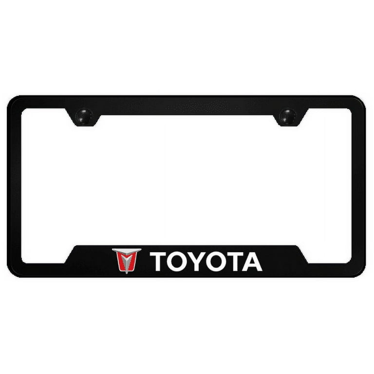 Vintage toyota license plate frame discount