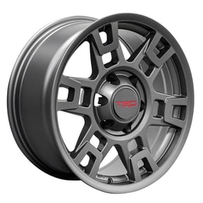 Toyota Wheels 17" x 8 Aluminum Rims Matte Gunmetal Finish 1pcs