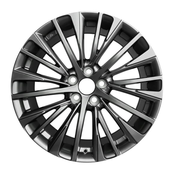 Premium 18x8.0 Black Machine Face Wheel for Toyota & Lexus Durable A356 Alloy, 5x114.3 Bolt Pattern (1 Pc)
