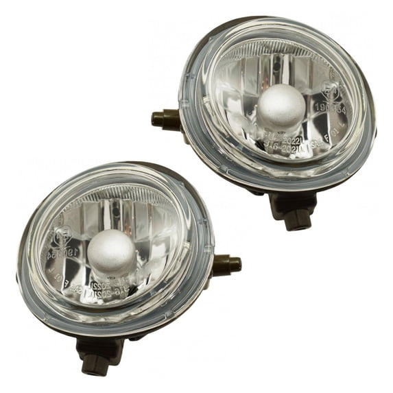 For Toyota Yaris iA 2017 2018 Fog Light Assembly Driver and Passenger Side | Pair | Front | Sedan | Replacement For TO2592139, TO2593139 | 81220WB001, 81210WB001