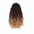 thumbnail image 1 of Toyotress Tiana Passion Twist Hair - 12 Inch Pre-twisted Passion Twist Crochet Braids Pre-looped Ombre Blonde Synthetic Braiding Hair Extensions, 1 of 3