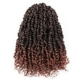 thumbnail image 1 of Toyotress Tiana Passion Twist Hair - 12 Inch Pre-twisted Passion Twist Crochet Braids Pre-looped Ombre Brown Synthetic Braiding Hair Extensions, 1 of 3