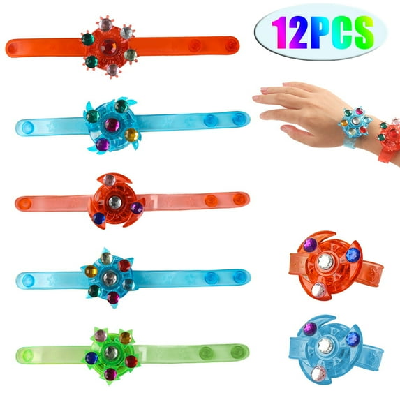 Toys for 1 2 3 4 5 6 Year Old Boys,Kids Party Favors 12pack Goodie Bag Stuffers LED Light Up Bracelet Glow in The Dark Party Supplies Return Gifts for Kids Birthday Halloween Christmas Party Favors