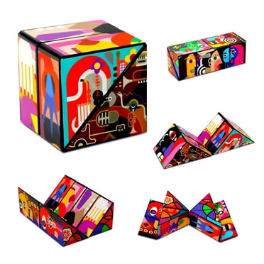 Toys for 10 Year Old Girls Fidget Toy Small Magic Cubes for Kids Age 5 Infinity Cube Travel Toys Games for Children Teenage 3D Puzzles Toy Gifts for 2 3 4 Kid