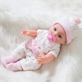 Toys 12 Inch Realistic Doll Baby Girl Doll With Cute Clothes Hat Doll