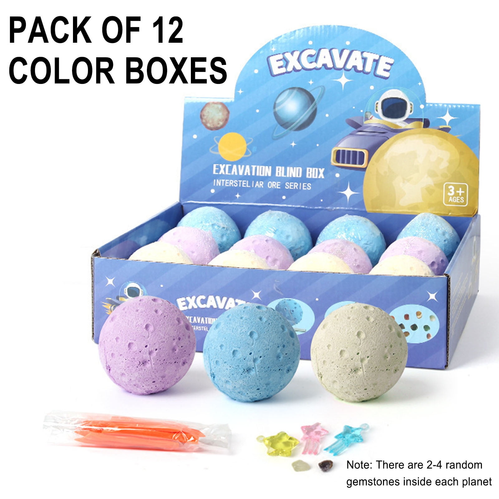 Toys for 24 Ages, Mining Gemstones Toy Puzzle to Explore The