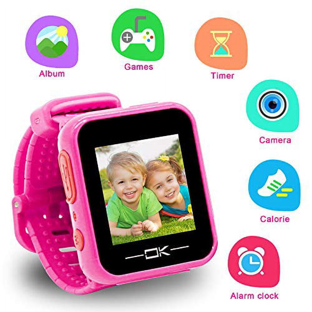 Toys for 3-8 Year Old Girls Pussan Smart Watches for Kids Toddler Watch  with Camera USB Charging Best Christmas Birthday Gifts for Kids Smartwatch  Kids Watches for Boys Girls VTech Kidizoom Pink 