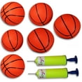 thumbnail image 1 of Toys+ 3 Pack! Inflatable Mini Basketballs Includes Pump and Needle Magic Shot Pro Mini Hoop Basketballs (3 Pacl), 1 of 2