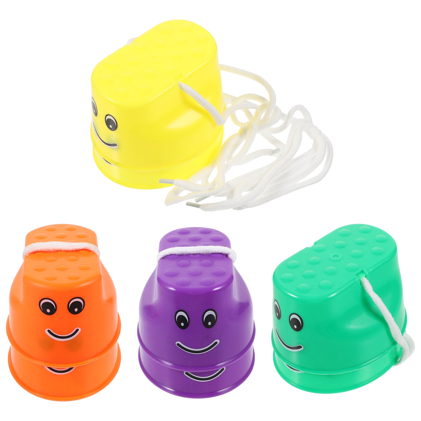 Toys 4 Pairs Creative Playthings Plastic Stilts Sports Student