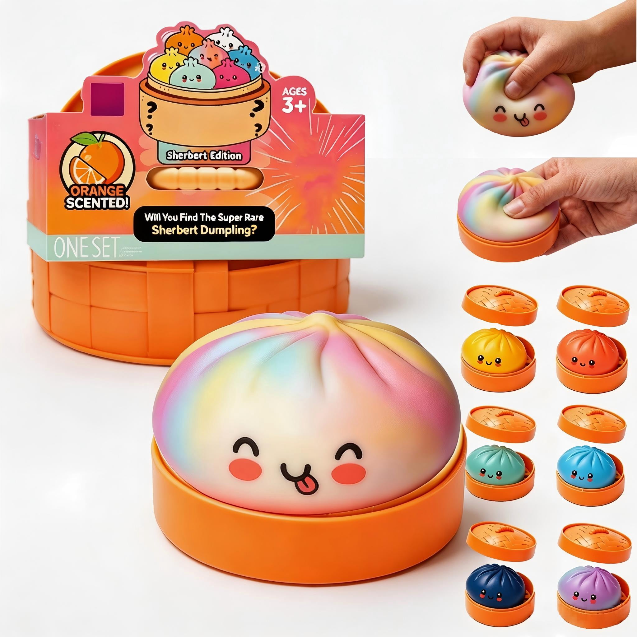 Toys Under $5 Mystery Rainbow Dumpling Squishy,Collectible Novelty ...