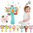 thumbnail image 1 of Toys Under 5$ Newborn Baby Rattle Toy 0-12 Months, Handheld Jingle Stick Rattle Wand, Soft Cloth Material for Safe Grasping, Crisp Ringing Sound for Auditory Development, Christmas Birthday Gifts, 1 of 9
