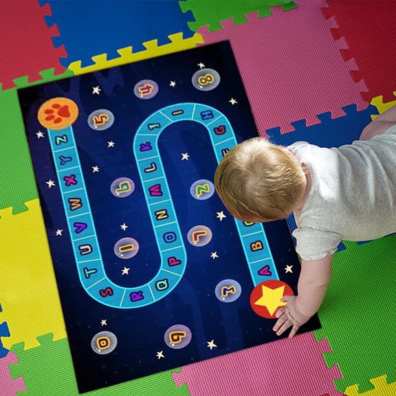 Toys 50% Off Clear! Kids Rug Play Mat Great for Playing with Cars and Toys,Educational Kid Road and Traffic City Life Carpet,Children Baby Fun Throw Rug for Bedroom Play Room,40X60CM