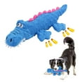 thumbnail image 1 of Toys 50% Off Clear! Squeaky Dog Toy - Tough No Stuffing Crocodile Toys to Keep Dog Busy, Small Medium Large Dogs, Durable Crinkle Interactive Plush Puppy Toys for Birthday Gift, 1 of 6