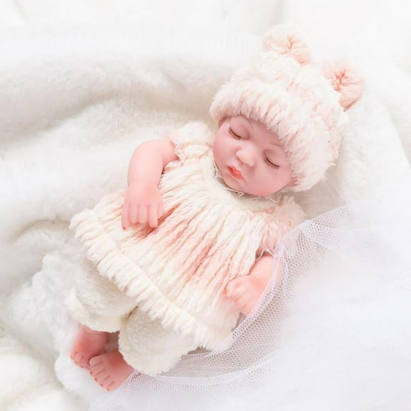 Tarmeek Baby Dolls Toys for Toddlers,11 Inch Soft Reborn Baby Dolls Lifelike Sleeping Real Baby Dolls Newborn Toy for Girls Age 2 3 4 5 Years Old,Birthday Gifts for Kids