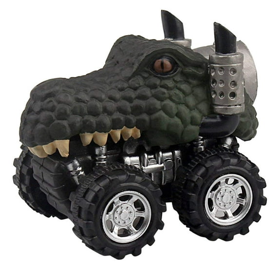 Tarmeek Dinosaur Car Toys for Boys 3-5 Years Old - Monster Toys Truck 2 Pack 360掳 Rotating Stunt Cars - Toddler Car Toys for Boys Girls Birthday Christmas Party Gifts