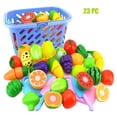 thumbnail image 1 of Toys 50% Off Clearance!Tarmeek Kids Pretend Play Kitchen Accessories Toys Kids Pretend Role Play Kitchen Fruit Vegetable Food Toy Cutting Set Gift Birthday Gifts for Kids, 1 of 8